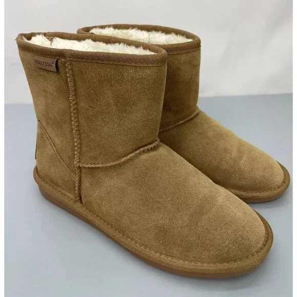 Minnetonka Shoes Minnetonka Ankle Boots Booties Mini Faux Fur